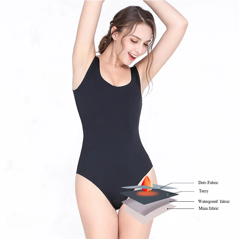 

women's Large size swimsuit physiological underwear four-layer leak-proof absorbent non-sanitary Napkin period swimsuit pants