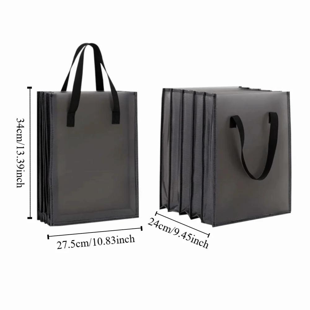 5-layer A4 Layered File Handbag Widened Stretchable Portable Documents Organizer Paper Holder Large Capacity