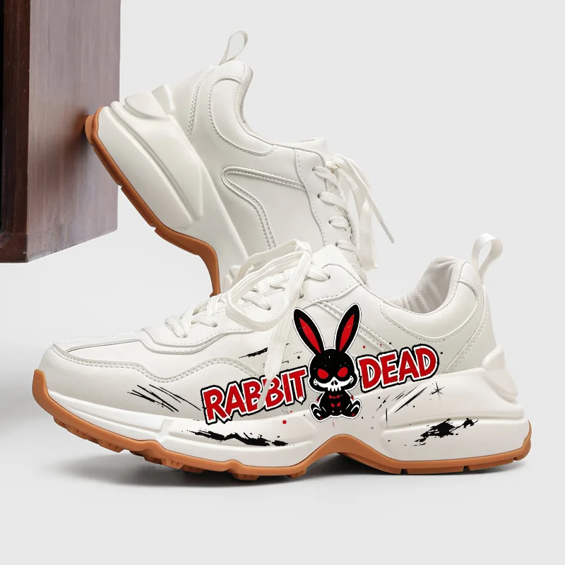Couple's Sneakers Men Designer Soft Sole Daily Sport Shoes Fashion Casual Microfiber Leather Upper Women Walking Footwear