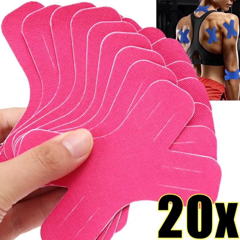 Kinesiology Tape Elastic Therapeutic Sports Tapes for Knee Shoulder and Elbow, Waterproof Athletic Physio Muscles Strips