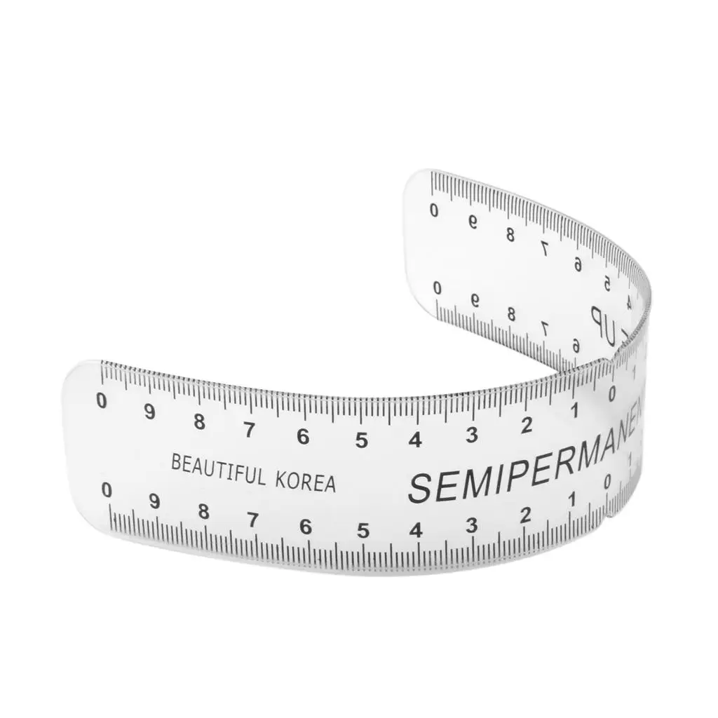 أداة استنسل بلاستيكية متينة لتشكيل الحواجب لتصميم الحواجب ومستلزمات المكياج الفنية #2