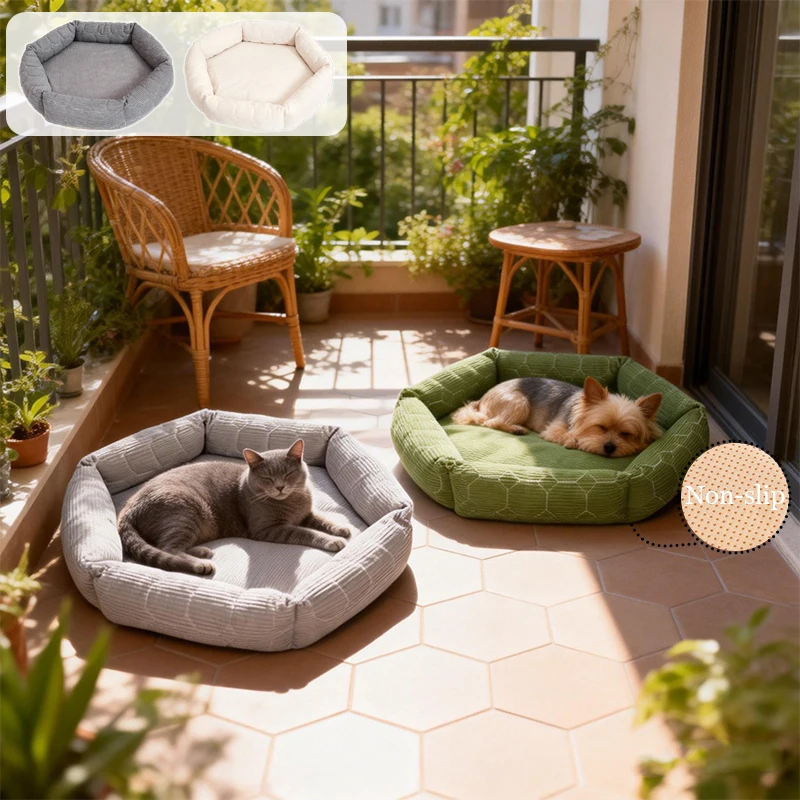 

Skin-friendly Soft Pet Bed Warm in Winter Removable,washable Suitable for Both Small and Large Pets with Thickened Sleeping Pad