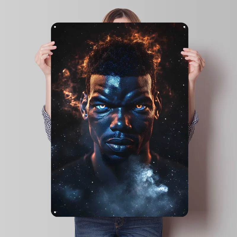 Paul Pogba Art Tin Sign Football Wall Art Poster Пользовательские Ретро Металлические Вывески для Украшения Домашней Комнаты Эстетический Декор Комнаты Интерьер Paul Pogba Art Tin Sign Football Wall Art Poster Пользовательские Ретро Металлические Вывески для Украшения Домашней Комнаты Эстетический Декор Комнаты Интерьер