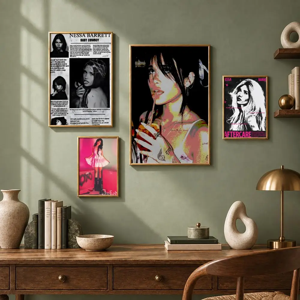 Trending Singer N-Nessa BarrettS Poster HD Self-Adhesive No Residue After Removal Ideal for All Kinds of Wall Decor