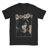 Men's Siouxsie Sioux Susan Janet Ballion T Shirt Siouxsie and the Banshees Pure Cotton Clothing Vintage Tees Printed T-Shirt