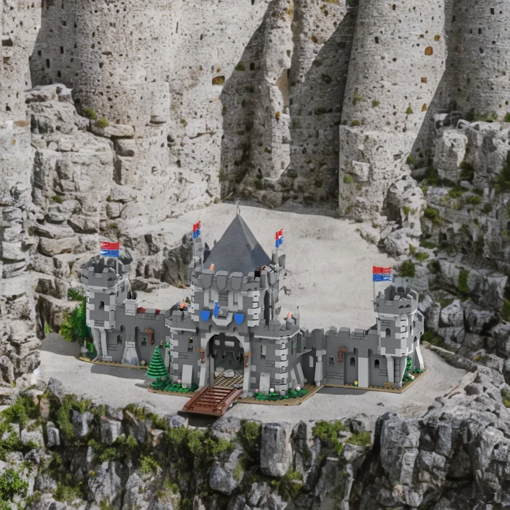 

1527pcs MOC Black Monarch's Castle Remake Medieval Fortress Vintage Architecture DIY Model Building Blocks Birthday Gift