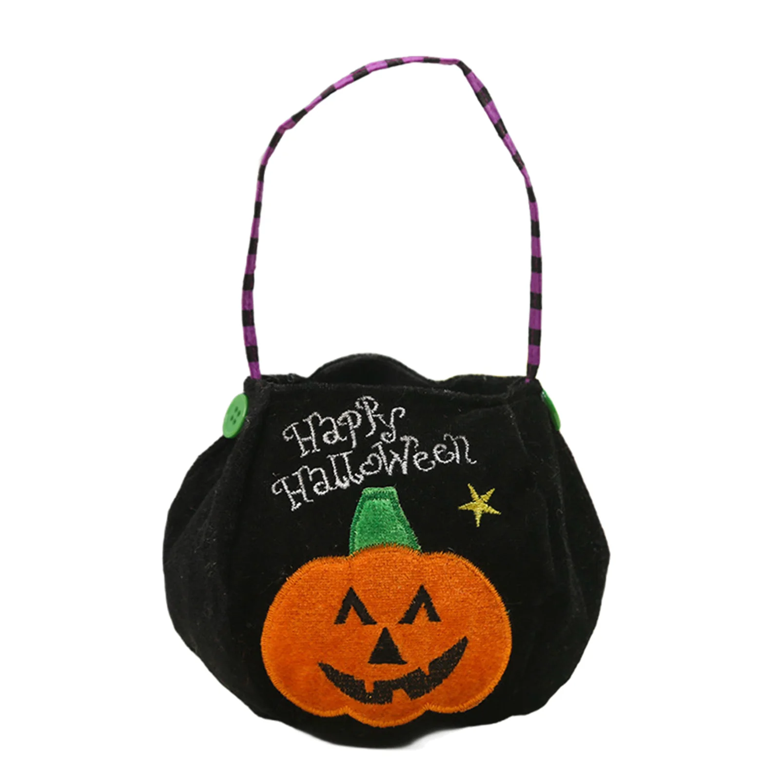 Sacs de citrouille d'halloween, sacs d'astuce ou de friandises pour enfants, seau de citrouille d'halloween, panier de collation, accessoires cadeaux pour enfants