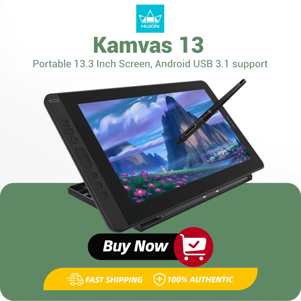 Huion Kamvas 13 13.3 Graphics Tablet 8192 Pressure