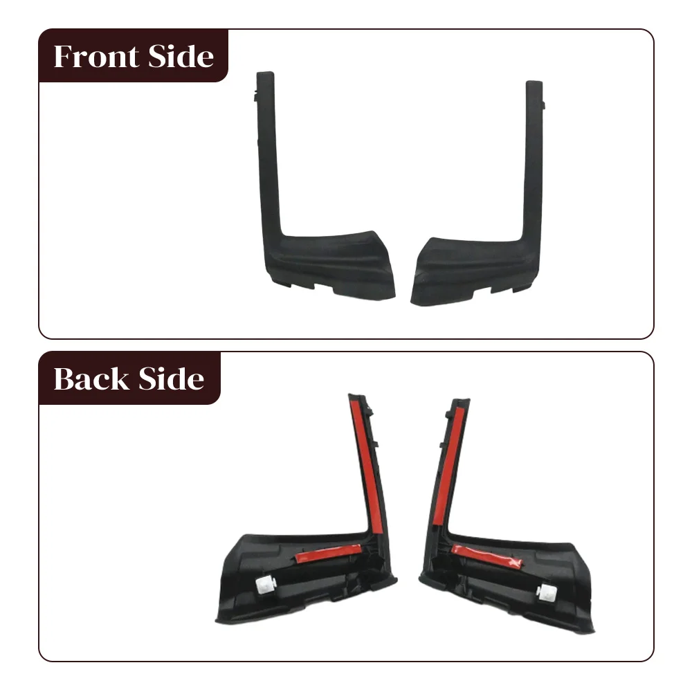 لتويوتا يارس 2015-2017 كوة الزجاج الأمامي الخارجي تمديد الكسوة اليسار/اليمين 53867-52160