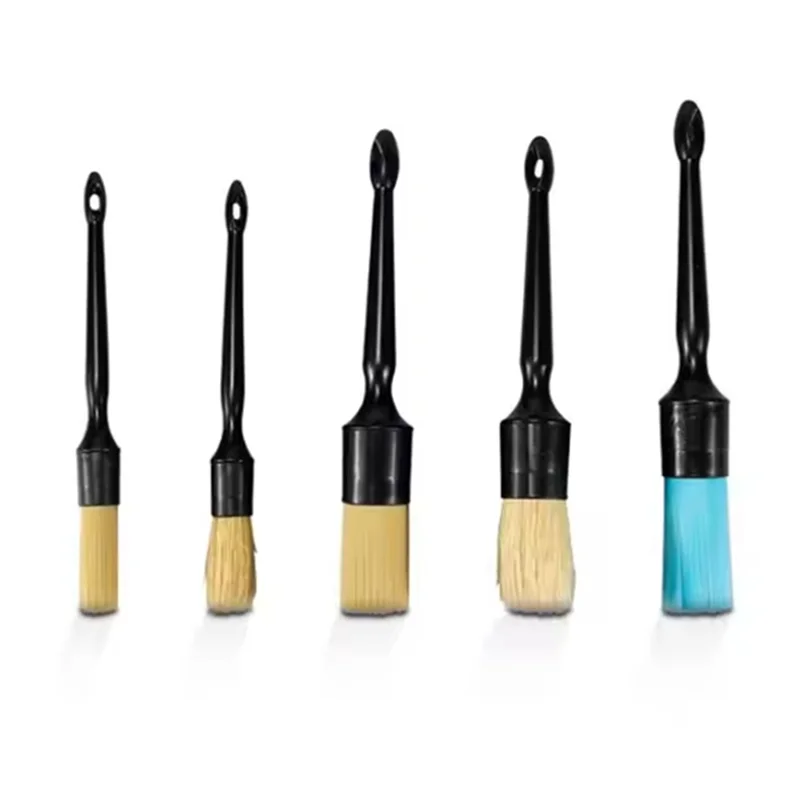 

Надежные автомобильные щетки, набор щеток для детализации автомобиля, щетка для чистки приборной панели вентиляционного отверстия, набор из 5 шт.