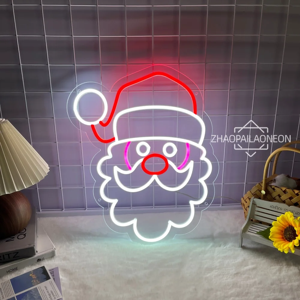 santa-claus-neon-sign-christmas-decorations-led-lights-room-decor-2025-new-year-christmas-gift-home-party-indoor-usb