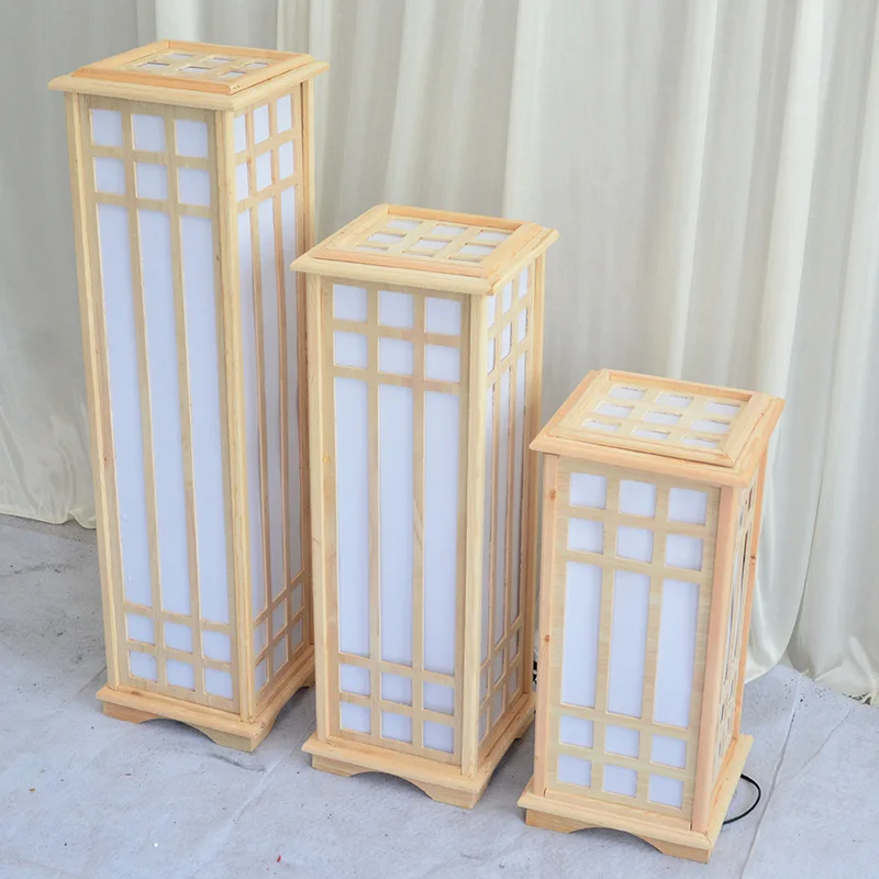 

Chinese wedding props palace lanterns street plum blossom square columns wedding welcome arrangement
