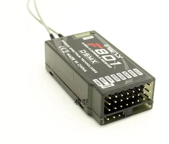 FSFLY F801 8CH Receiver,R rx Support PPM DX8 JR DX7( better Replace AR6210 AR8000) For DSMX  DSM2 Transmitter