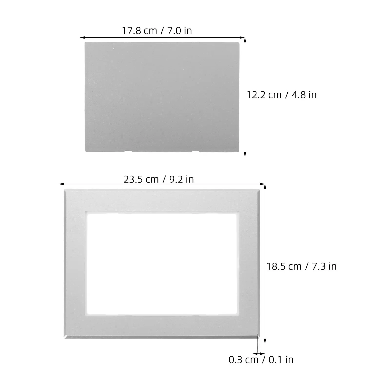 Self Adhesive Plastic Wall Access Panel Plumbing Inspection Door Cover No Drill Pipe Concealment Hatch Pipe Access Cover