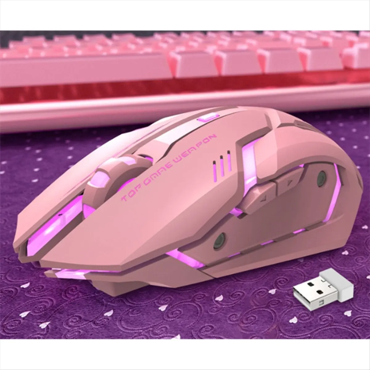 【a60i】-mouse-sem-fio-24g-mouse-de-computador-mouse-de-jogo-fofo-sem-fio