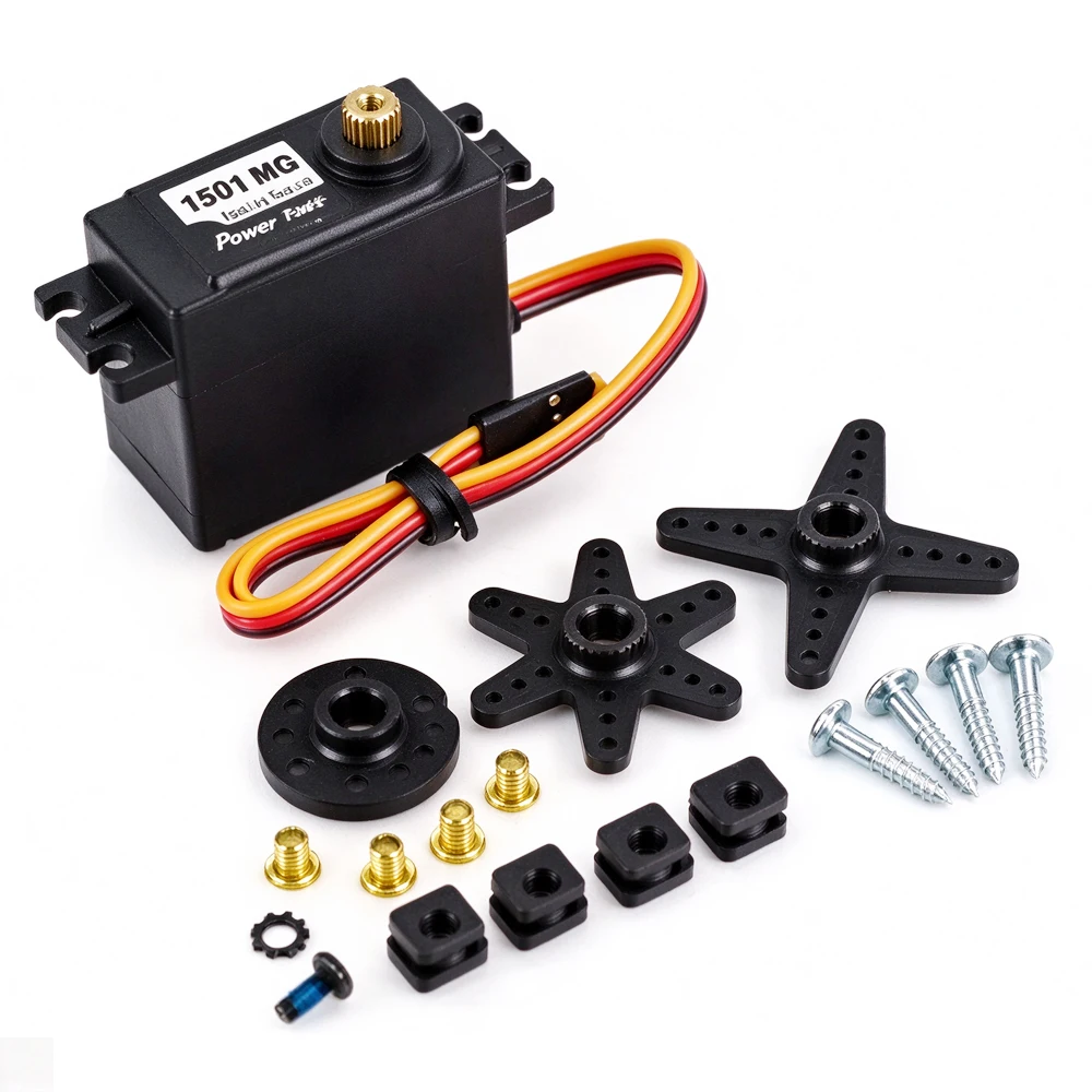 4pcs/lot Power HD-1501MG 1501MG 60g High-Torque Metal Gear Standard Analog Servo