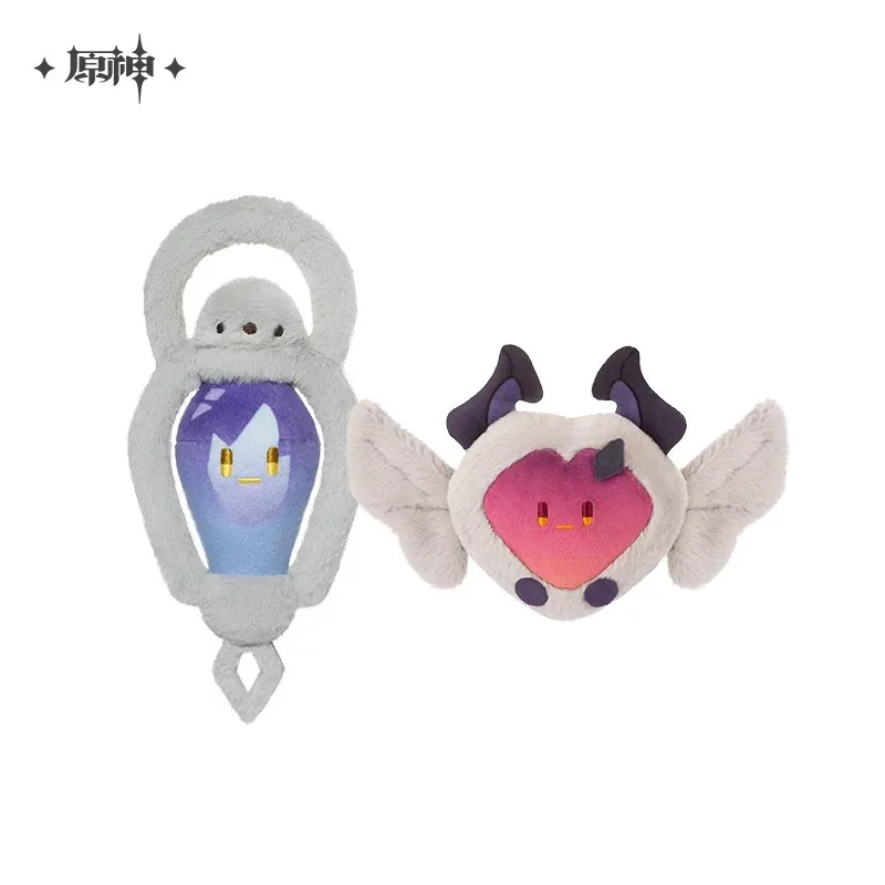 Pre Sale miHoYo Official Genuine Genshin Impact Fuzzy Companion Series Impression Theme Pendant Keychain DYULIN Flins Cosplay 5