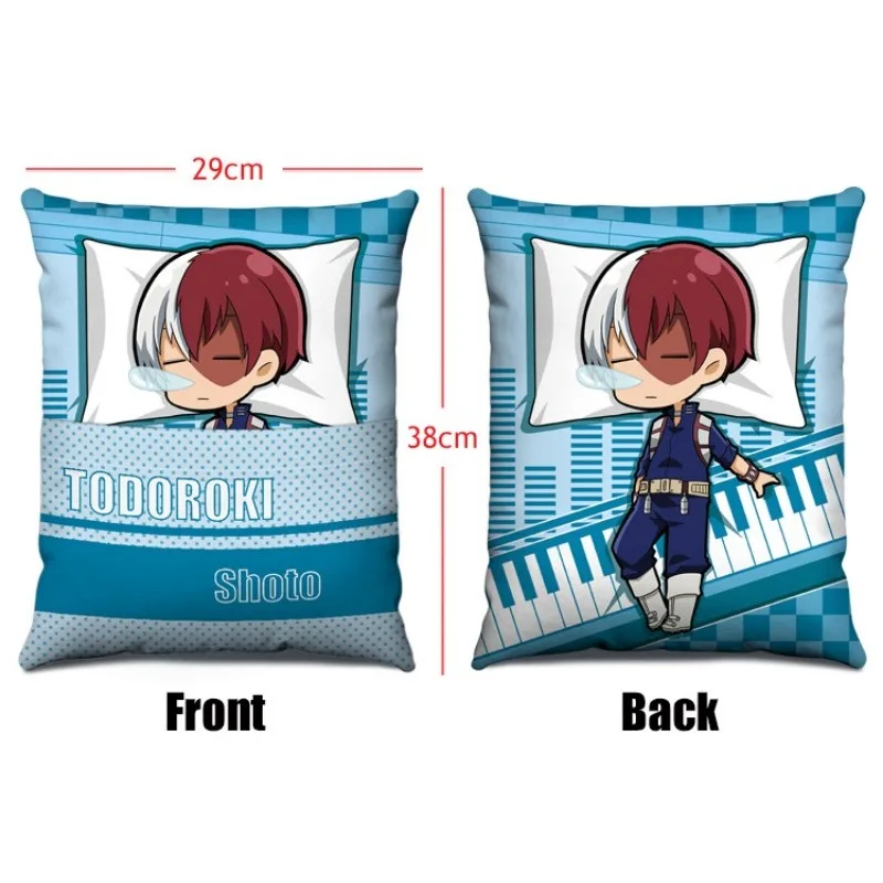 My Hero Academia Throw Pillow Anime Figure Midoriya Izuku Todoroki Shoto Bakugou Katsuki Deku Cosplay Plushes Sofa Cushion Decor