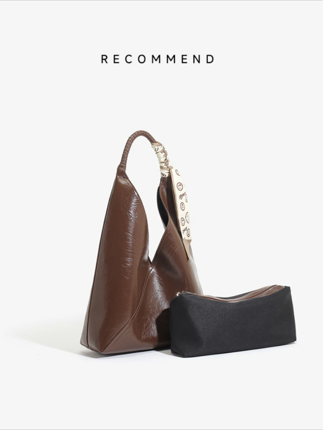 

Корейская элегантная простая однотонная сумка для матери и ребенка, женская универсальная сумка через плечо большой вместимости