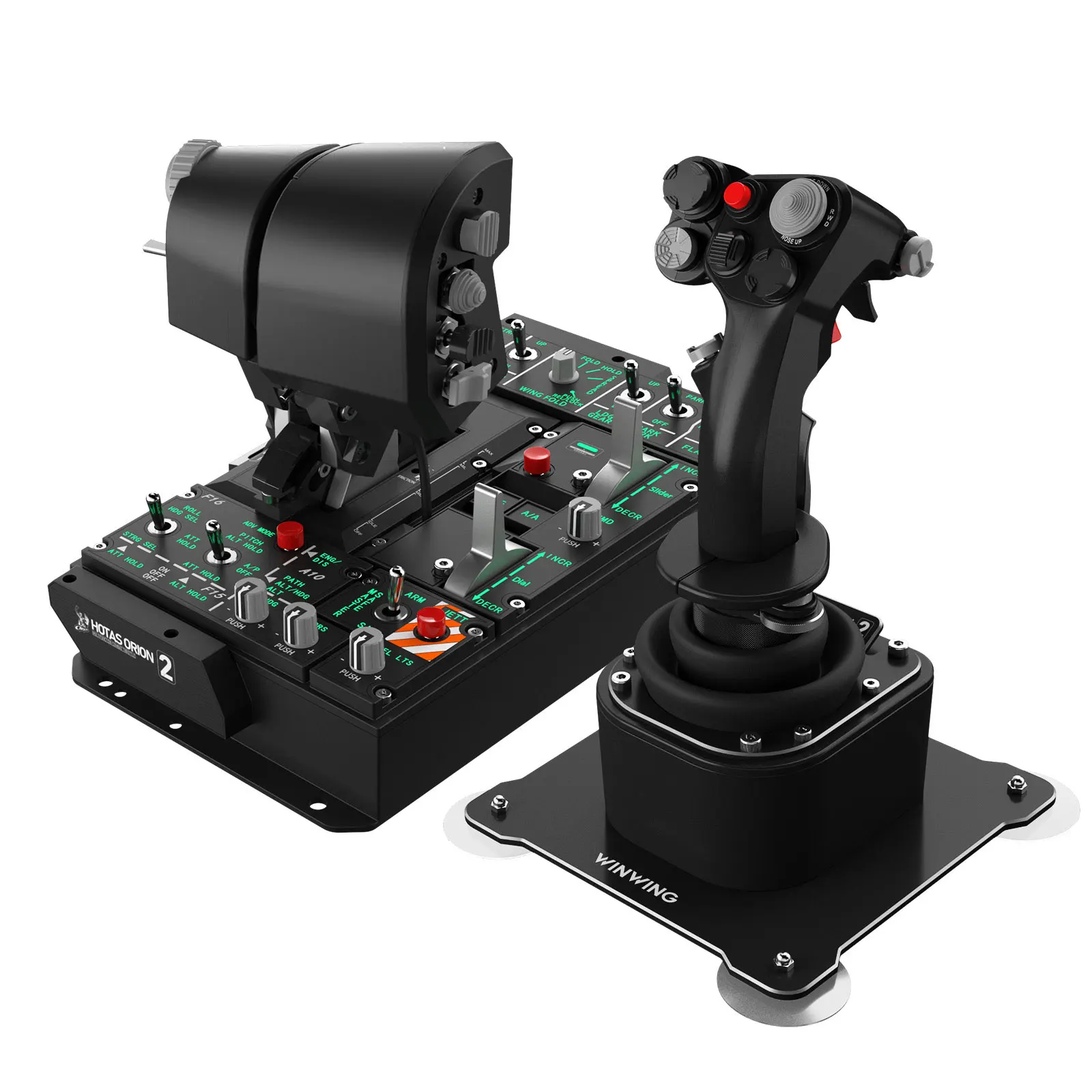 値下げ交渉可能　WINWING Orion 2 HOTAS 15E/EX WINWING フライト ゲーム シミュレーター Orion 2 StrikeAce EX E