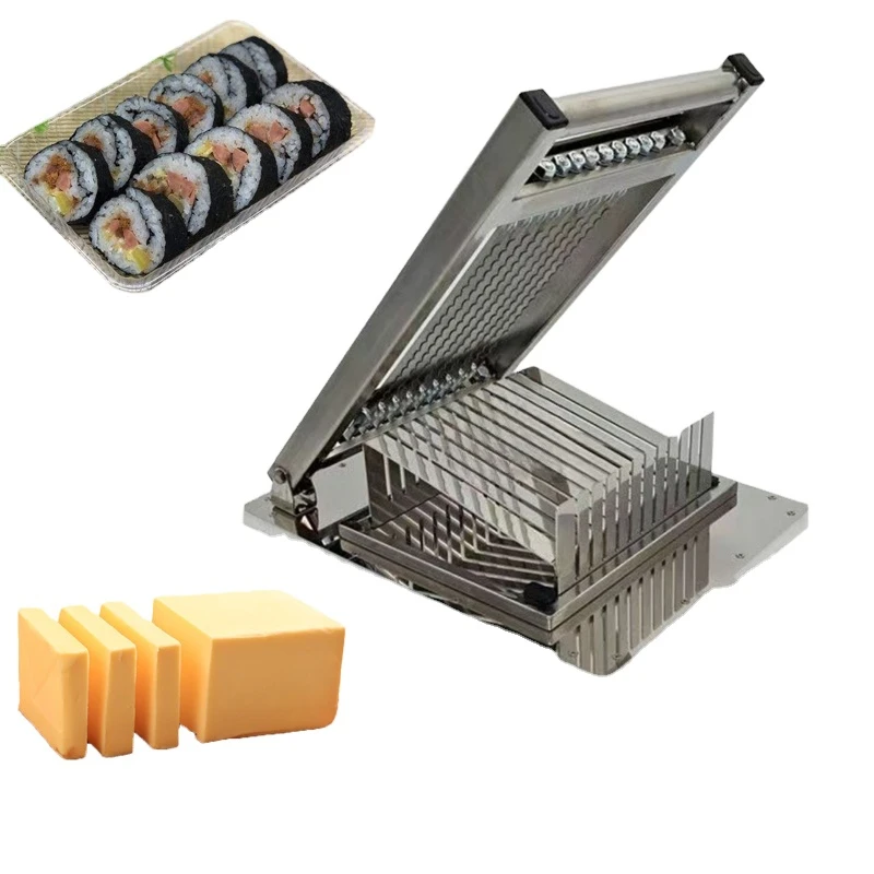 Portable Food Grade Stainless Steel Hand Sushi Roller Cutting Machine Tool