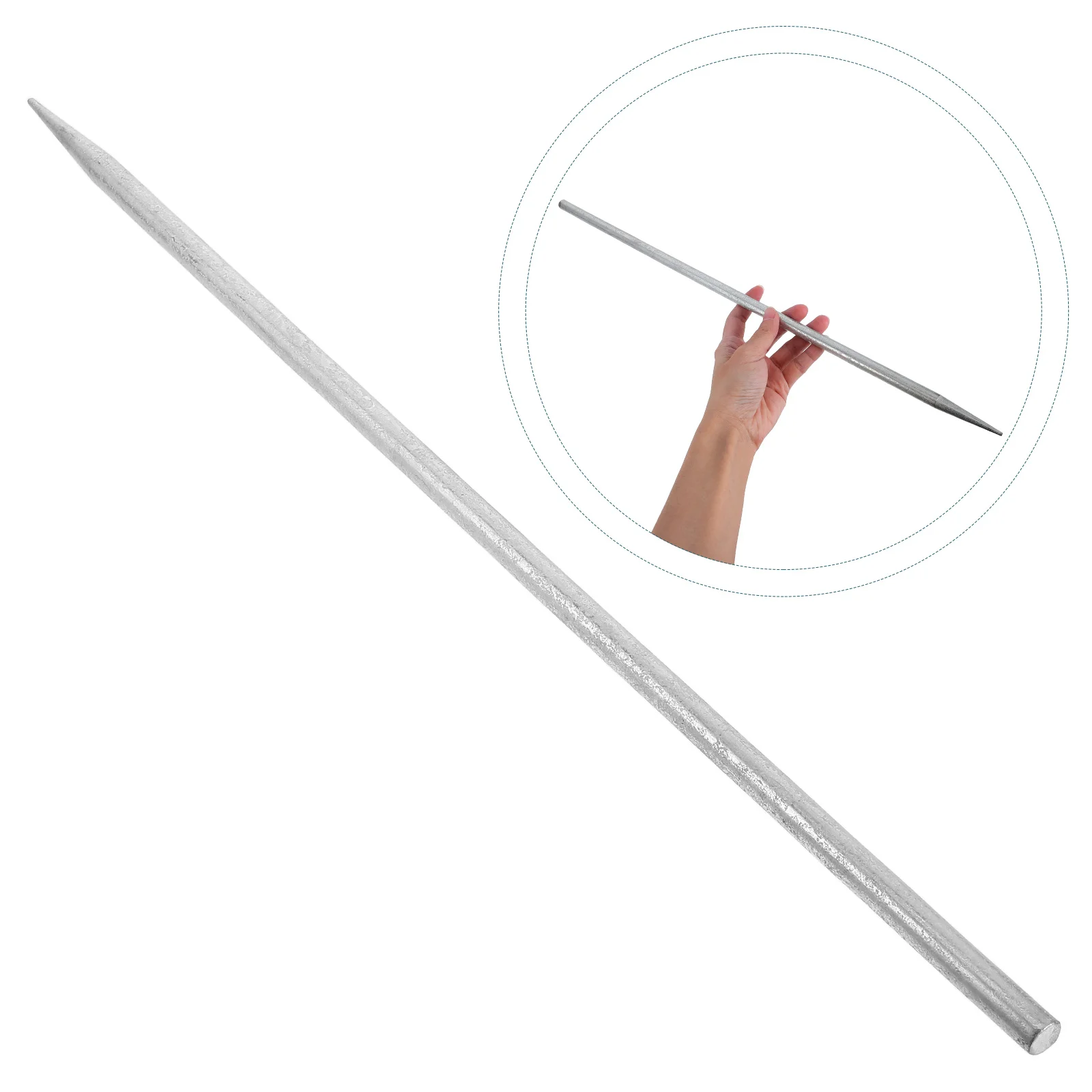 

Universal Ground Rod For Electric Fence: Heavy Duty Metal Stake Galvanized Coating Weather Resistant Reliable Performance Easy
