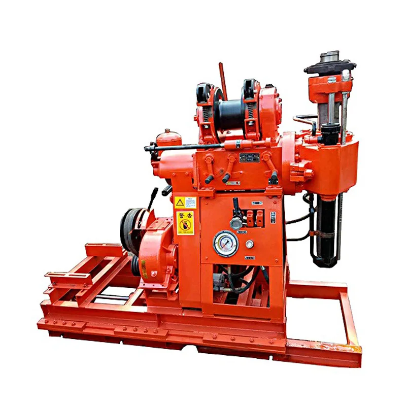 Przenośna wiertnica obrotowa na gąsienicach GK200 - silnik elektryczny/diesla 220 V |   200m głębokość do wiercenia rdzeniowego geologicznego i glebowego