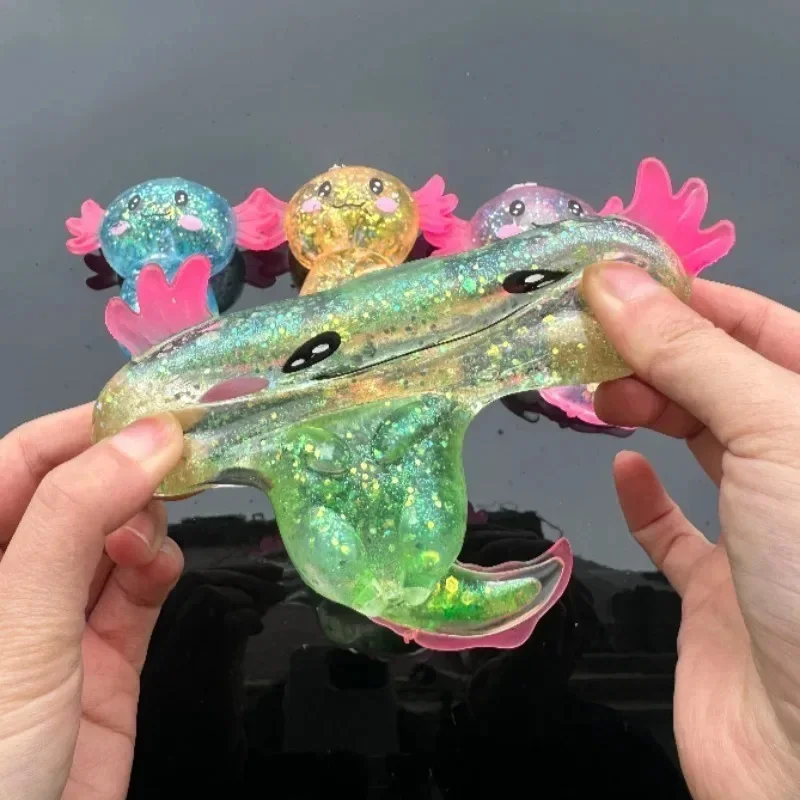 Colorful Salamander Maltose Squishy Pinch Slow Rebound Soft Pressure Ball Decompress Office Home Decorat Kid Adult Birthday Gift