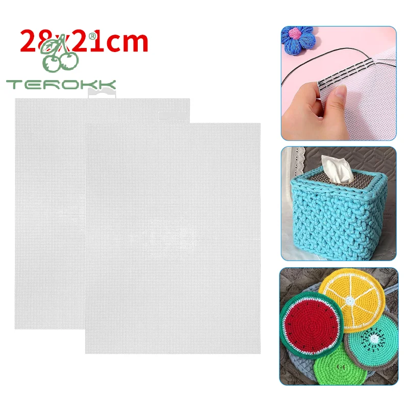 

Пластиковые листы холста, 14 шт., пластиковая сетчатая ткань, пластиковая вышивка крестиком, холст, сетка для глаз для вышивки, набор для рукоделия, вязаный комплект