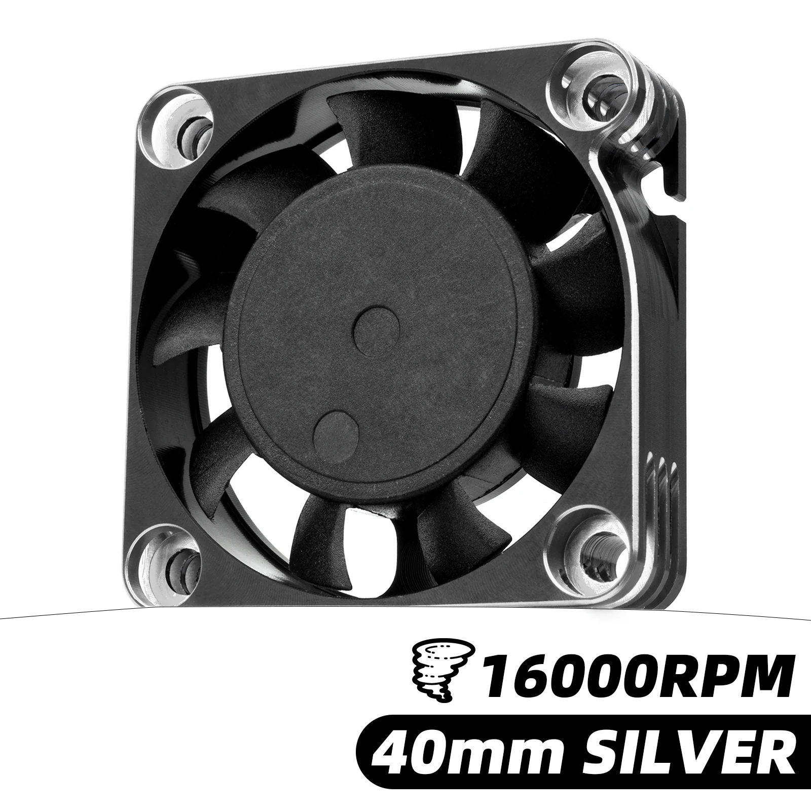 RC 25/30/35/40/50mm Fan 28000 RPM Warmteafvoer Koelventilator voor RC Crawler 1/10 1/8 1/5 Motor Borstelloze/Geborsteld ESC RC Auto - afbeelding 1