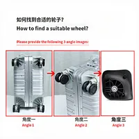 Delsey 3840 Travel Luggage Trolley Case Replacement Wheel Wear-Resistant Suitcase Pull Baggage Box Sliding Roller 5
