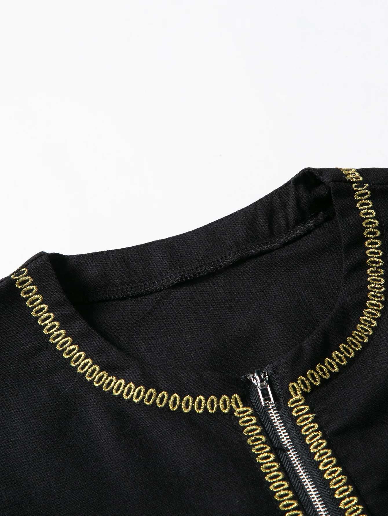 2024, новый халат, мужской длинный халат с вышивкой и круглым вырезом, Z446