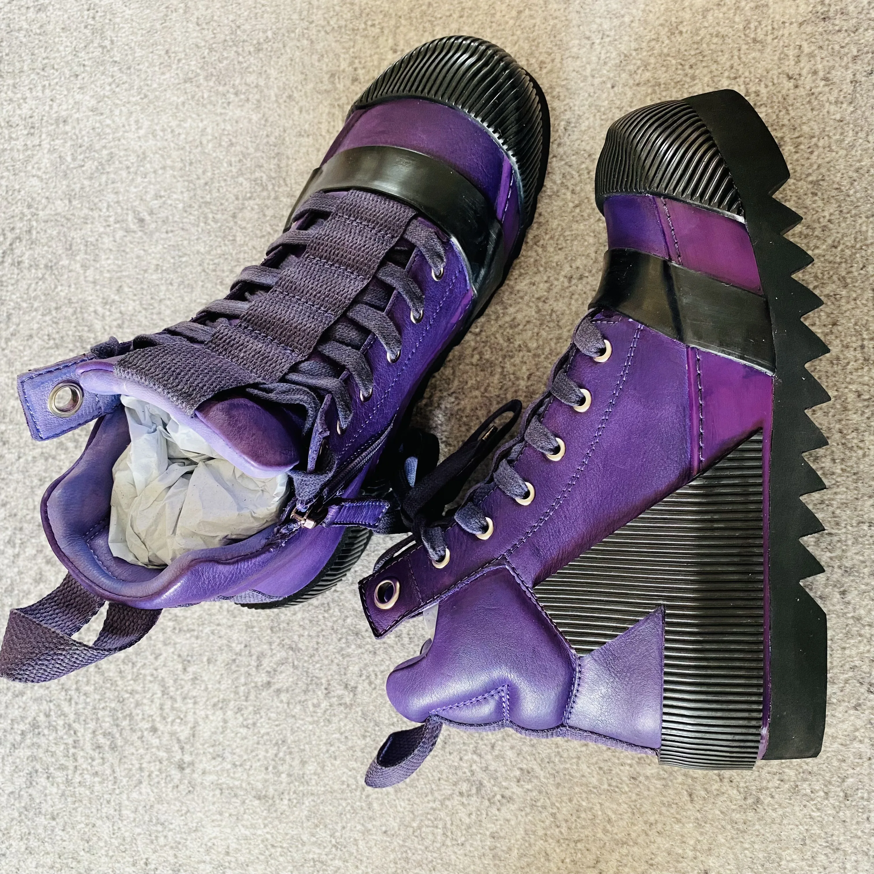 Original Design Customized Nappa Leather Mummy Strap Lightweight Comfortable Personalized Retro Unique Boots Can Do Fur Inner