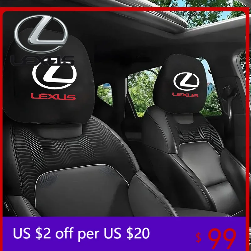 

Interior Mouldings 1 Pairs Car Seat Headrest Protect Cover For Lexus GX460 Ct200h IS250 ES 220D IS200 Fsport GS GX IS LS LX NX R