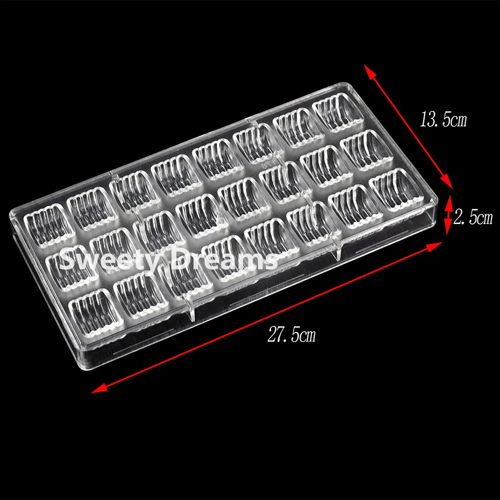 Traditional Shapes Polycarbonate Chocolate Mold For Cake Sweets Baking Candy Mould Confectionery Tool Bakeware Dish