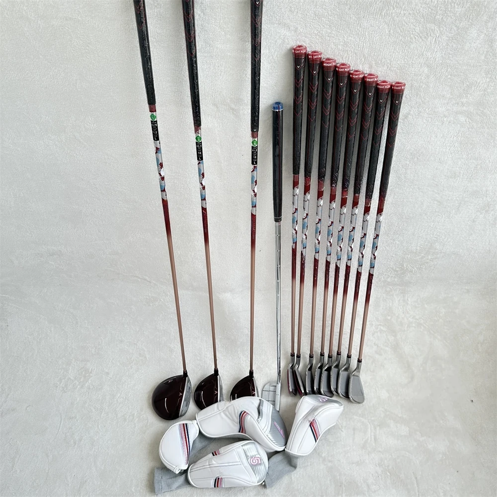 Women MP 1-2 Golf Clubs Complete Set 12.5 Driver+Fairway Wood+Putter+Iron(12pcs) With Graphite Shaft L With Headcovers