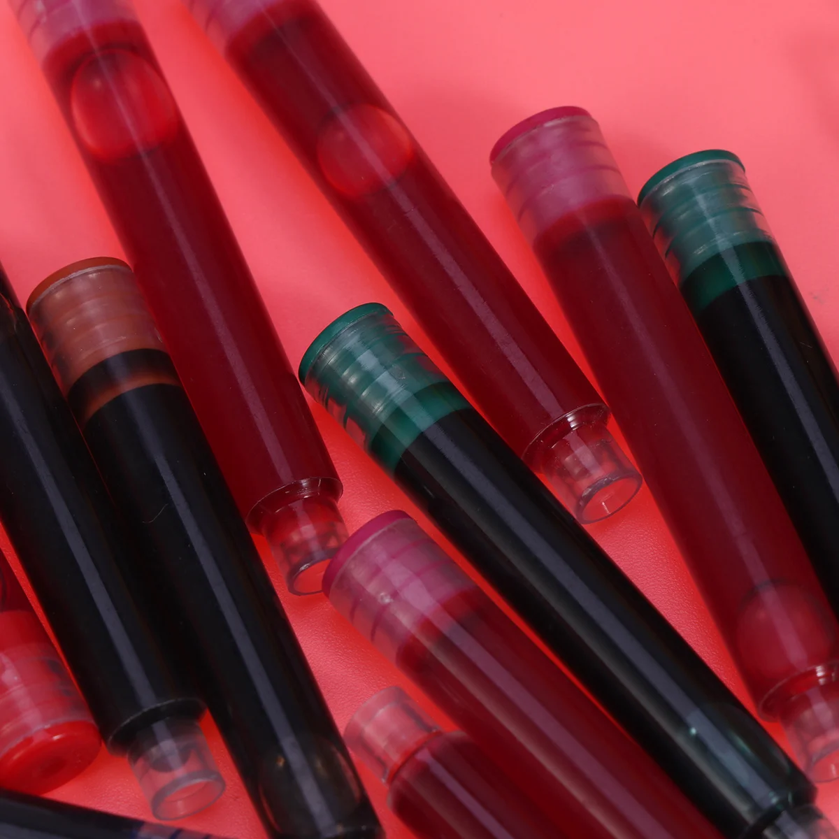 

35Pcs Universal Fountain Pen Ink Refills 7 Colors Acid-Free Quick-Dry Ink Cartridge for Calligraphy Writing Stationery Gift