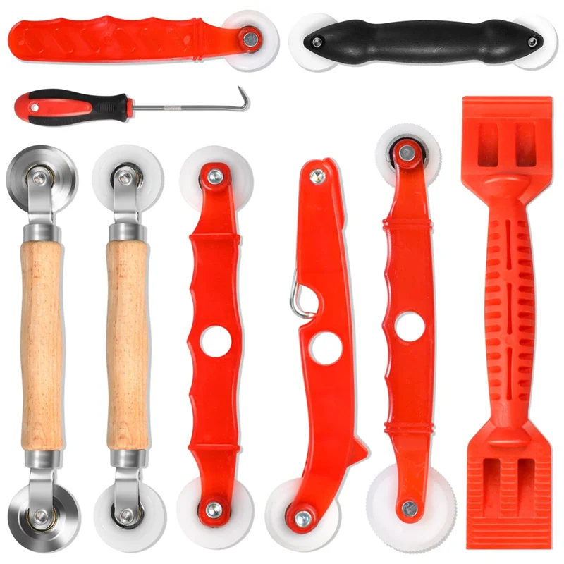 B97A-9 In 1 Screen Repair Tool,Window Roller,Spline Installer, For Installing & Replacing Window Patio Sliding Door
