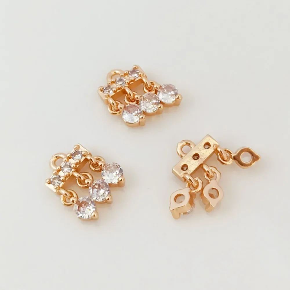 

Accessories 14K Gold-plated, Zircon Pendant, Tassel, Earrings, Pendant, Handcrafted DIY Jewelry and Accessories