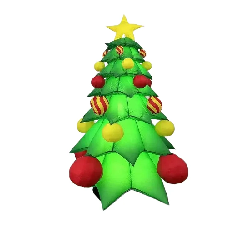 

Santa Claus Wall Climbing Air Model Glowing Christmas Tree Inflatable Snowman Shopping