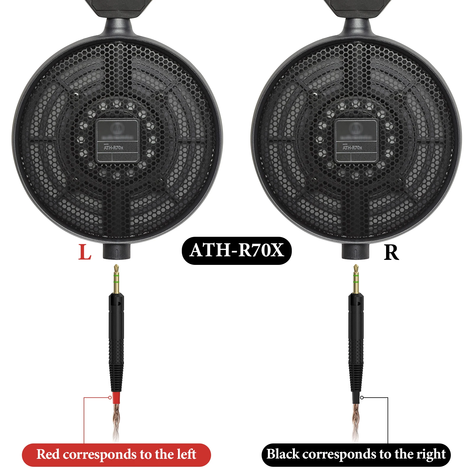 Geekria Apollo Copper Upgrade Audio Cable Compatible with ATH ATH-R70X Headphones