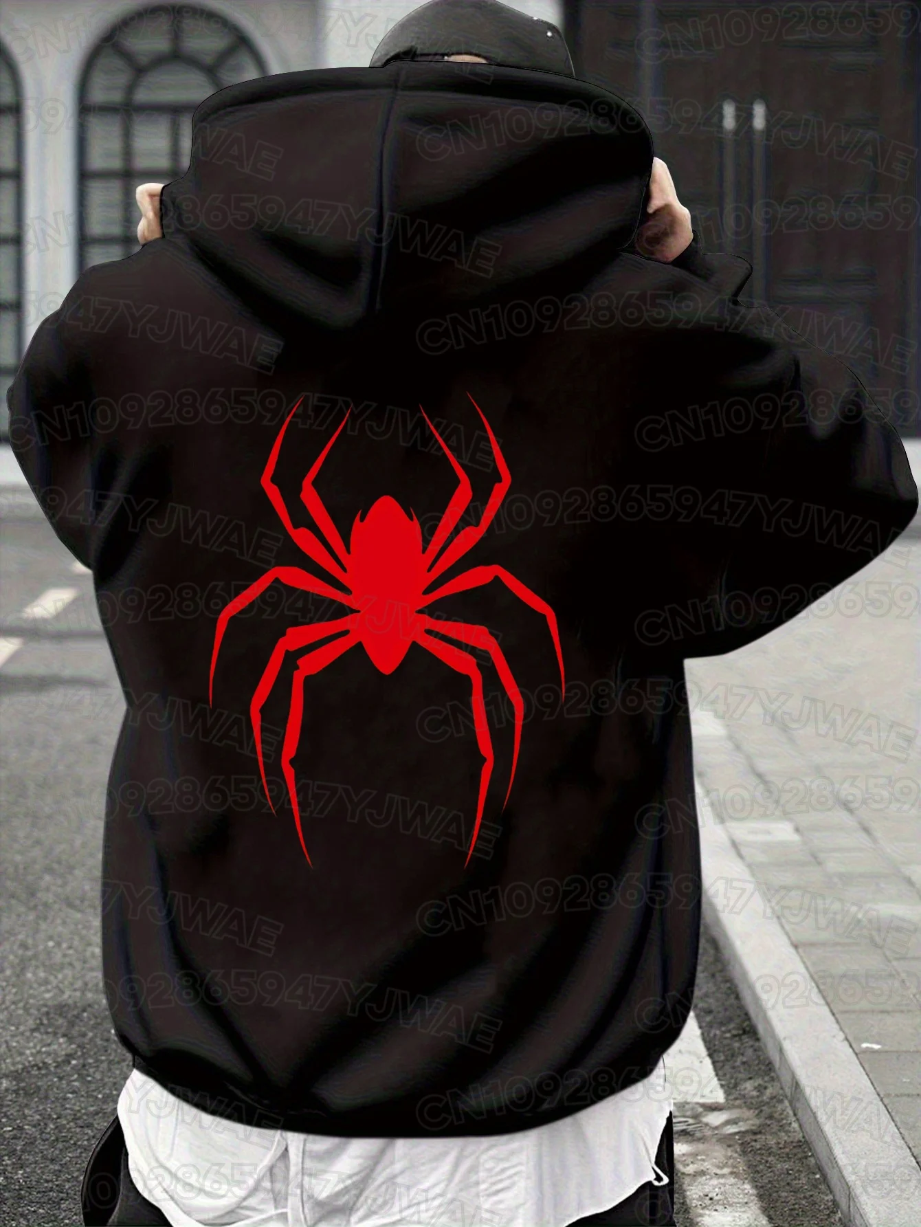 Herbst- und Winter-Spinnen-Hoodie für Männer und Frauen, Streetwear, Harajuku, Grafik-Hoodie, Punk, Gothic, Y2K-Kleidung, Paar-Sweatshirt – Detail 11