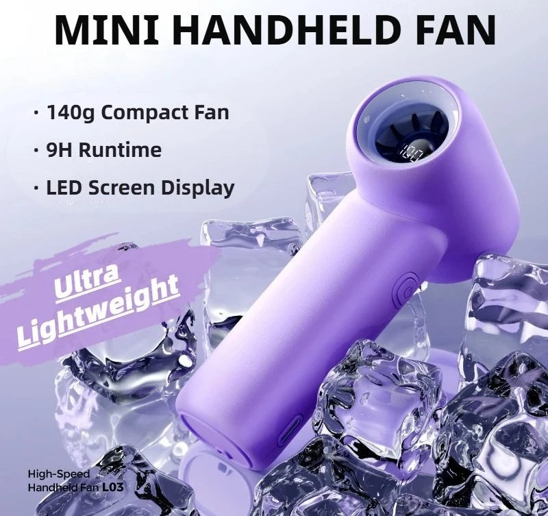 

Портативный портативный турбовентилятор с 5-ступенчатой ветровой батареей, работающий до 10 часов, охлаждающий вентилятор для путешествий на открытом воздухе, на пляже