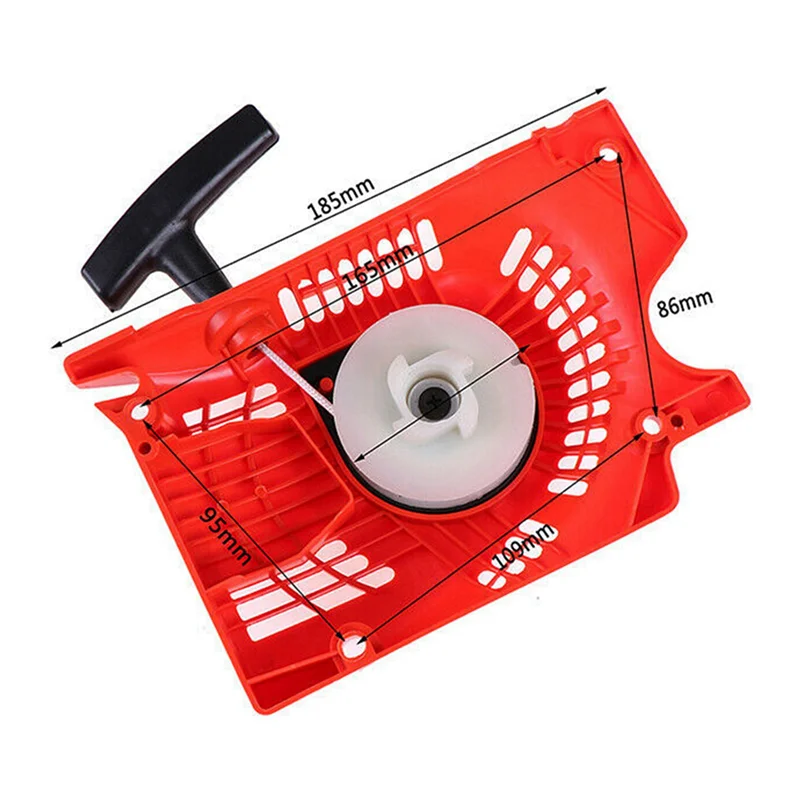 AC88-2X Recoil Pull Starter Brush Cutter For Chainsaw 4500 5200 5800 45 52Cc 58Cc Raptor Lawn Mower Starter Replacement