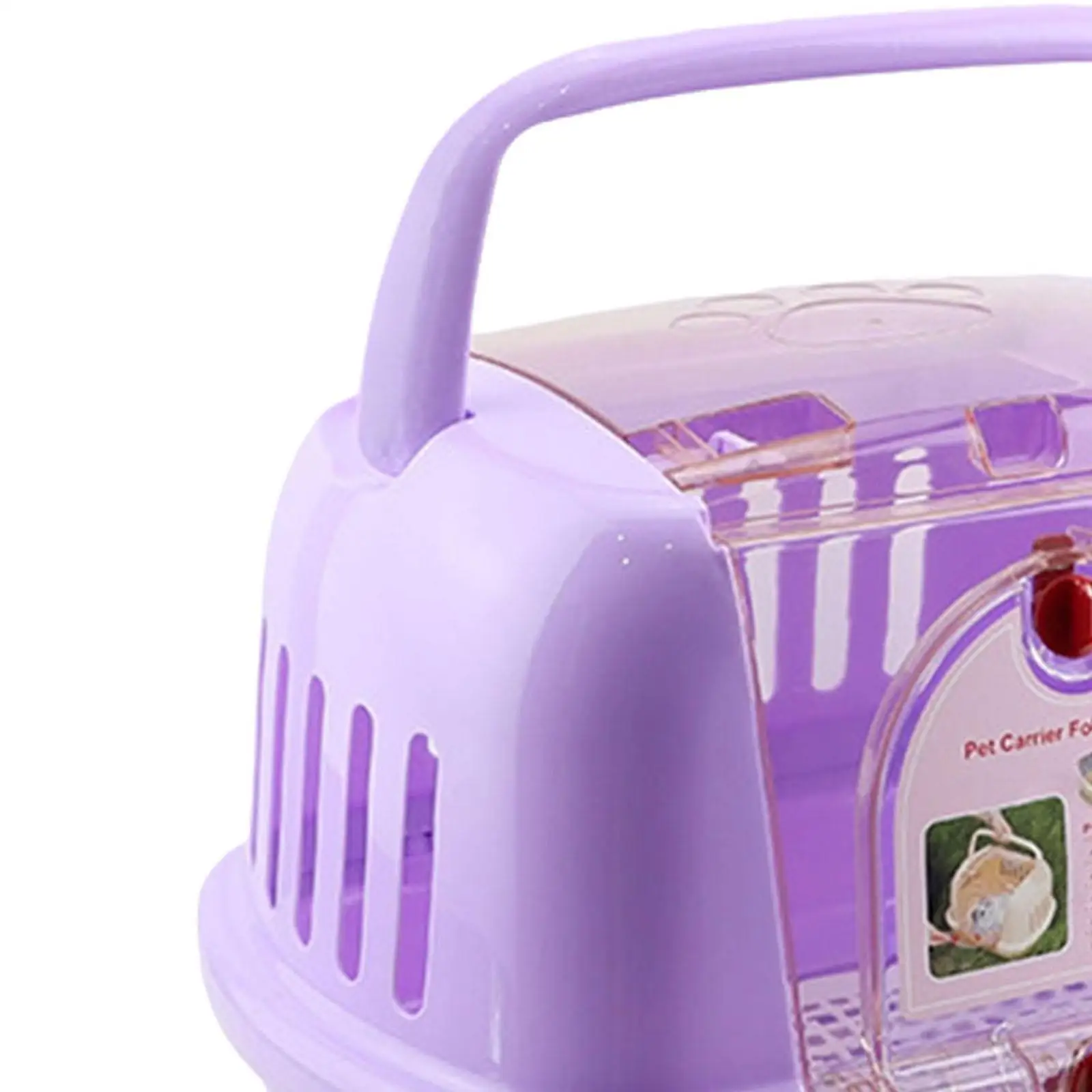 حامل كلب للقطط ذو جوانب صلبة للكلاب الصغيرة والمتوسطة والداخلية والخارجية