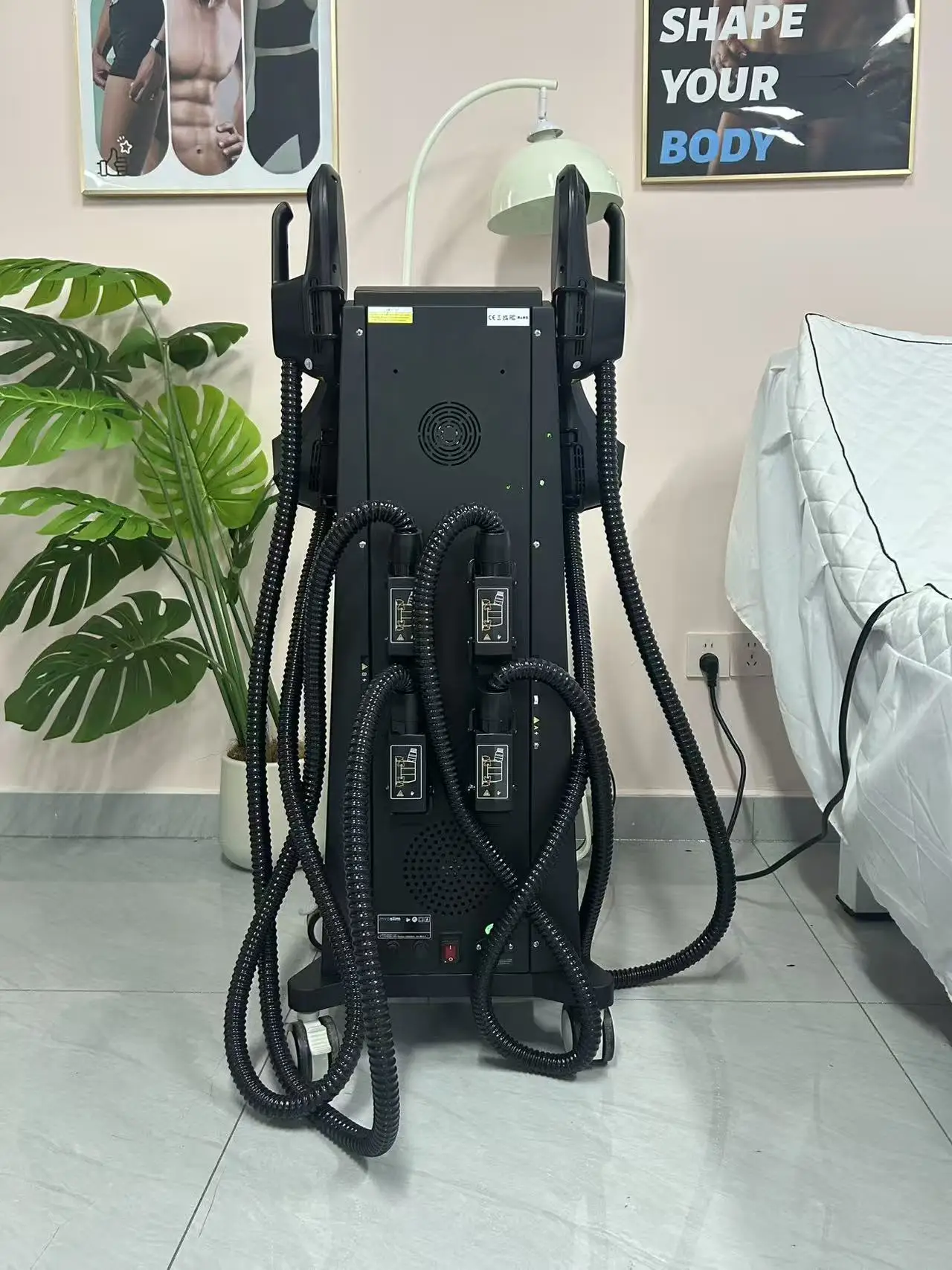 

Профессиональный RF Myoslim машина для моделирования тела, электрический EMS, сжигание жира, стимулятор мышц для похудения, 15 Tes, 6500 Вт, 5 ручек, Neo