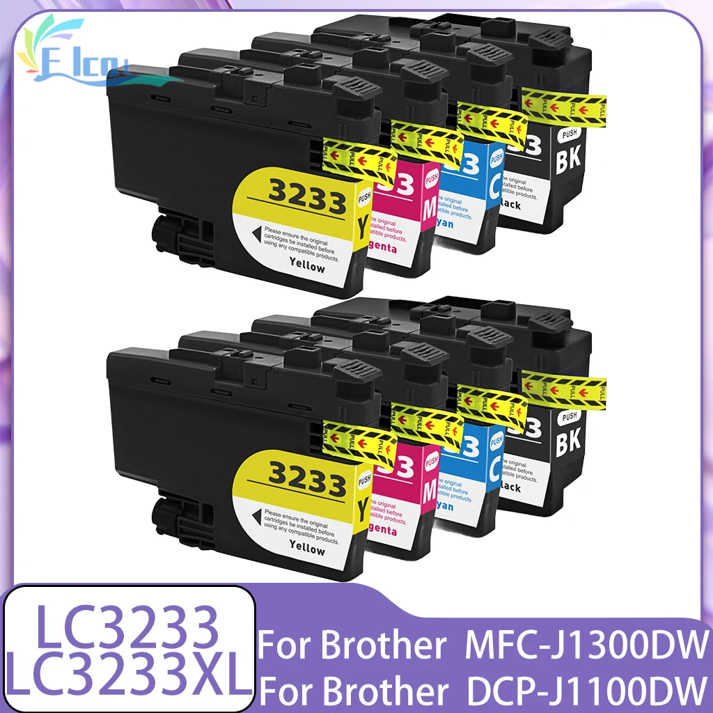 

LC3233 LC3233XL LC-3233 картридж для Brother LC3233XXL LC-3233XL, совместимый с принтером Brother MFC-J1300DW DCP-J1100DW