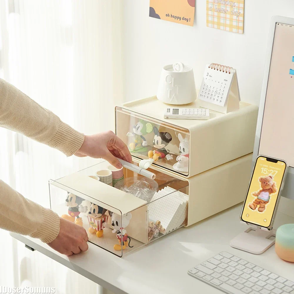 

L Showcase Clear Acrylic Jewelry Figures Display Case Desktop Clutter Storage Figure Stand Dust Display Proof Doll Toy Storage