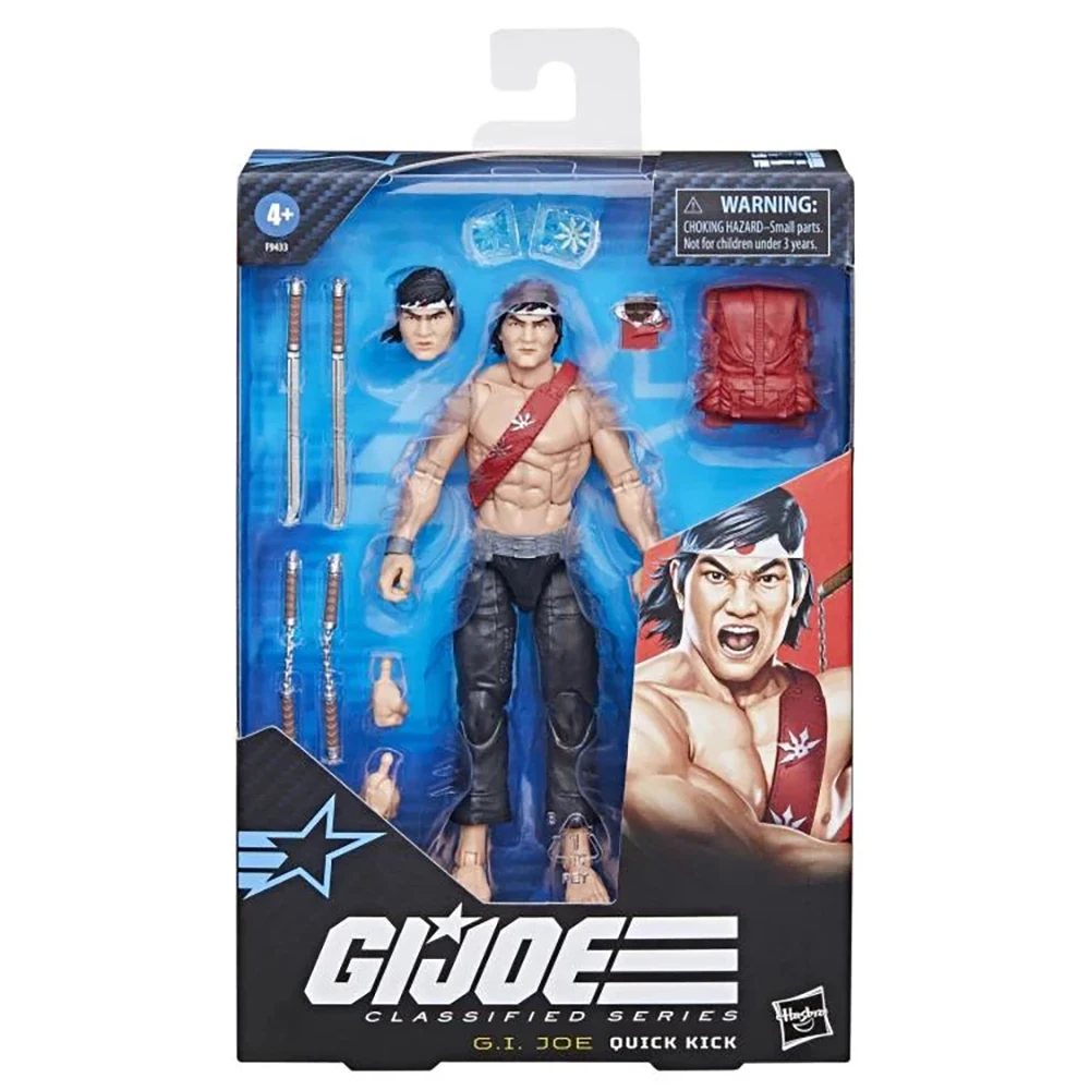 Hasbro G.i-Joeシリーズのアクションフィギュア,収集可能なクイックキックおもちゃ,モデル,誕生日プレゼント,#116