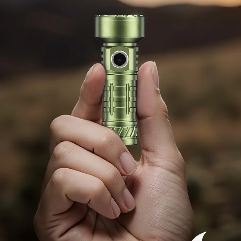 Mini Steel Cannon Super Bright Explosion Flashlight Type C Fast Rechargeable Long Range Strong Magnet Portable Outdoor Torch